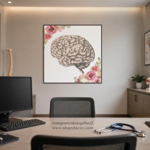 طرح تابلو دکوراتیو پزشک مغز و اعصاب