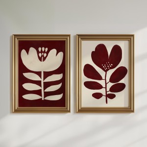 مجموعه مدرن مینیمال کرم زرشکی