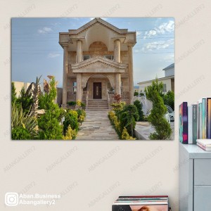 تابلو-دکوراتیو-طرح-ویلا-مدرن-دفتر-معماری-و-املاک
