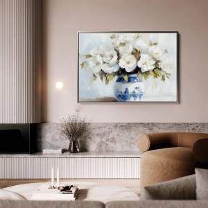 تابلو-دکوراتیو-مدرن-با-طرح-گل-درخت-و-منظره-برای-نشیمن-لوکس