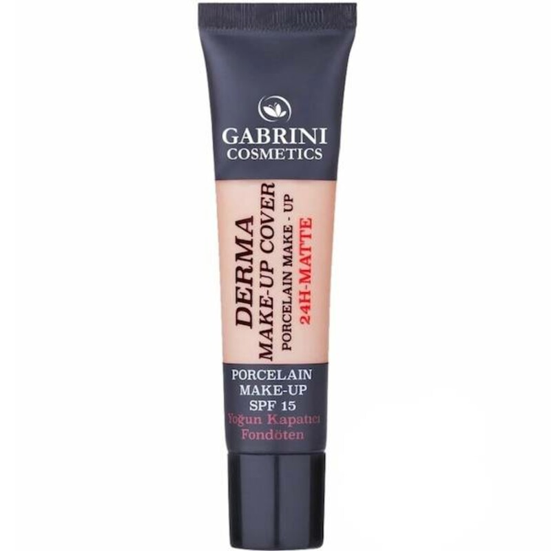 کرم پودر مات کننده و پوشاننده گابرینی مدل DERMA حجم ۴۰ میل