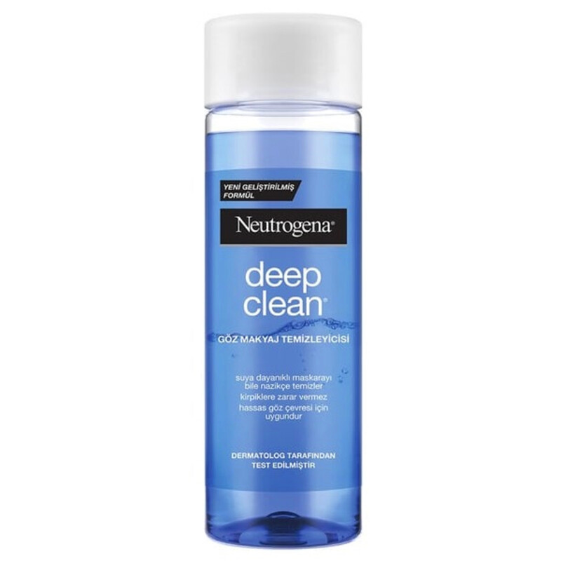 محلول دو فاز پاک‌کننده آرایش چشم حتی ضدآب نوتروژینا مدل Deep Clean حجم 125 میلی‌لیتر