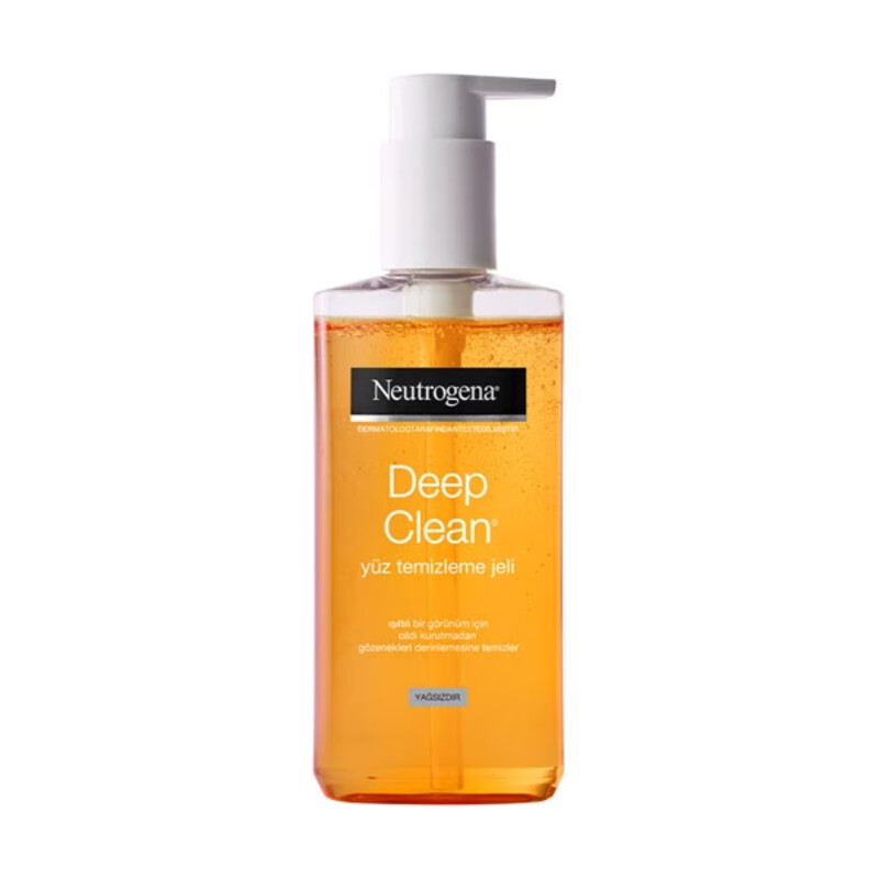 ژل شستشوی پاک‌کننده عمیق نوتروژینا مدل Deep Clean حجم 200 میلی‌لیتر