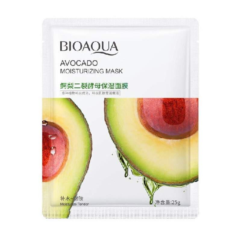 ماسک ورقه ای صورت ضد جوش بایوآکوا حاوی عصاره آووکادو