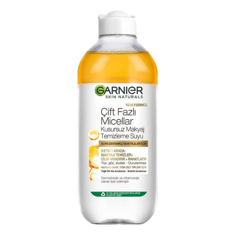 میسلار واتر گارنیه مدل دو فاز حجم 400 میل