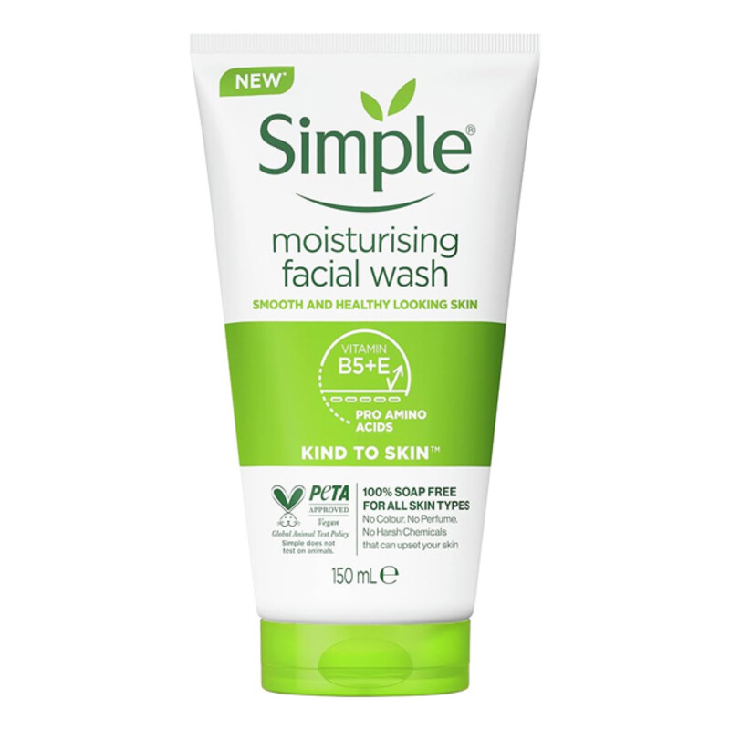 ژل شستشوی صورت سیمپل مدل Moisturizing حجم 150 میل