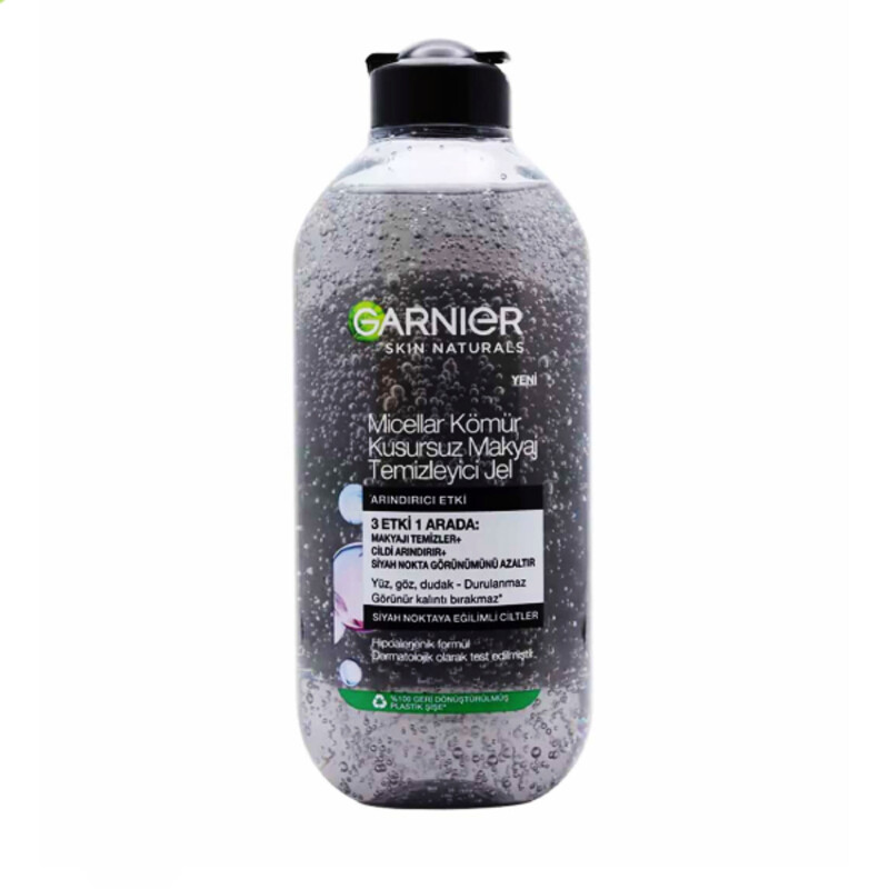 ژل میسلار گارنیه مدل Charcoal حجم 400 میل