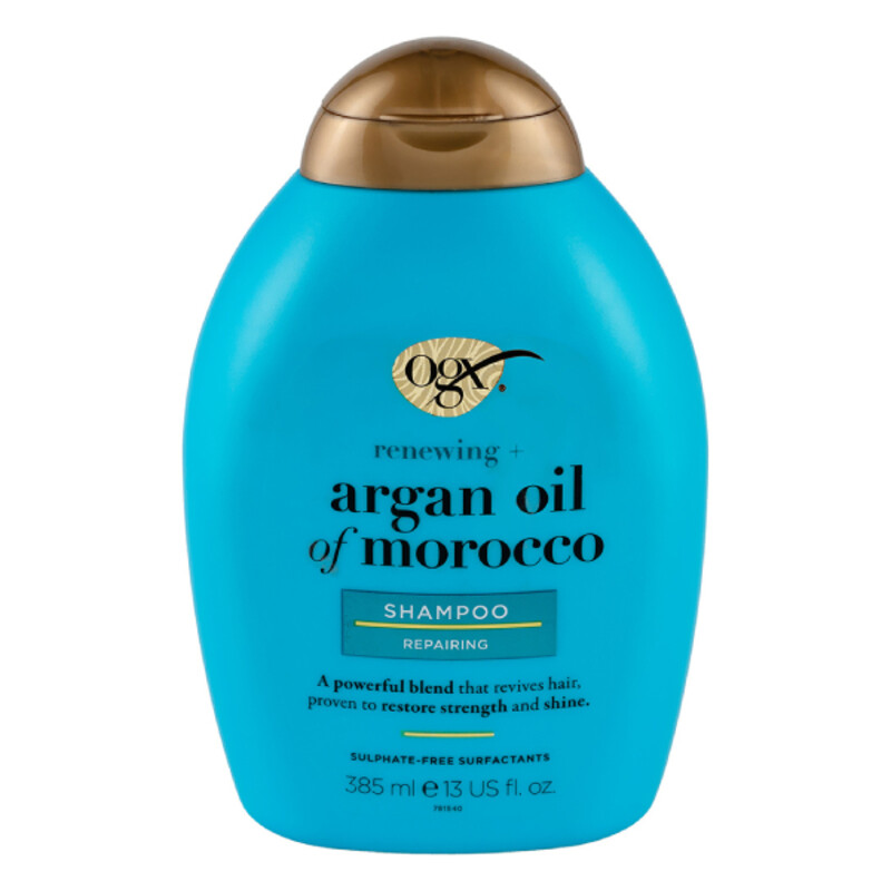 شامپو فری سولفات احیا و ترمیم کننده او جی ایکس مدل روغن آرگان حجم 385 میل
