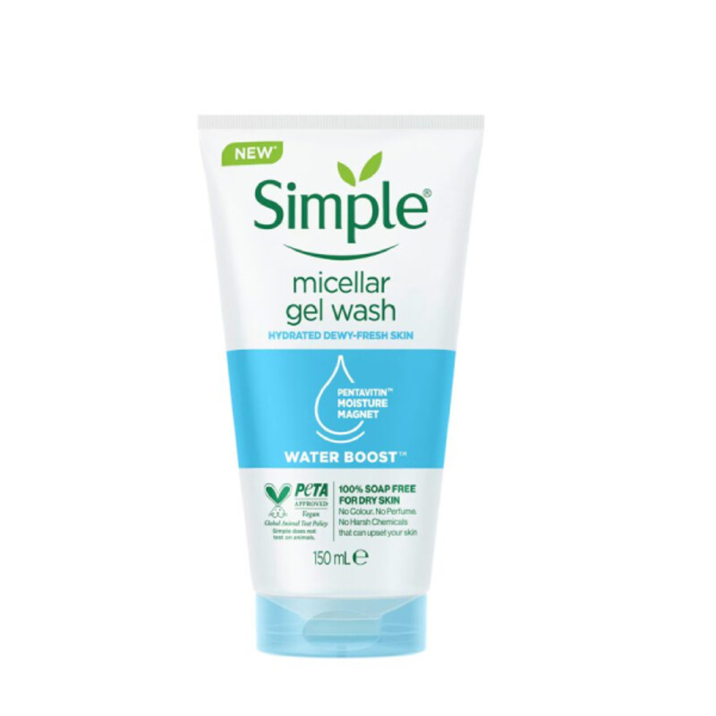 ژل شستشوی آبرسان صورت مناسب پوست های خشک و حساس سیمپل مدل Micellar Gel Wash حجم 150 میل