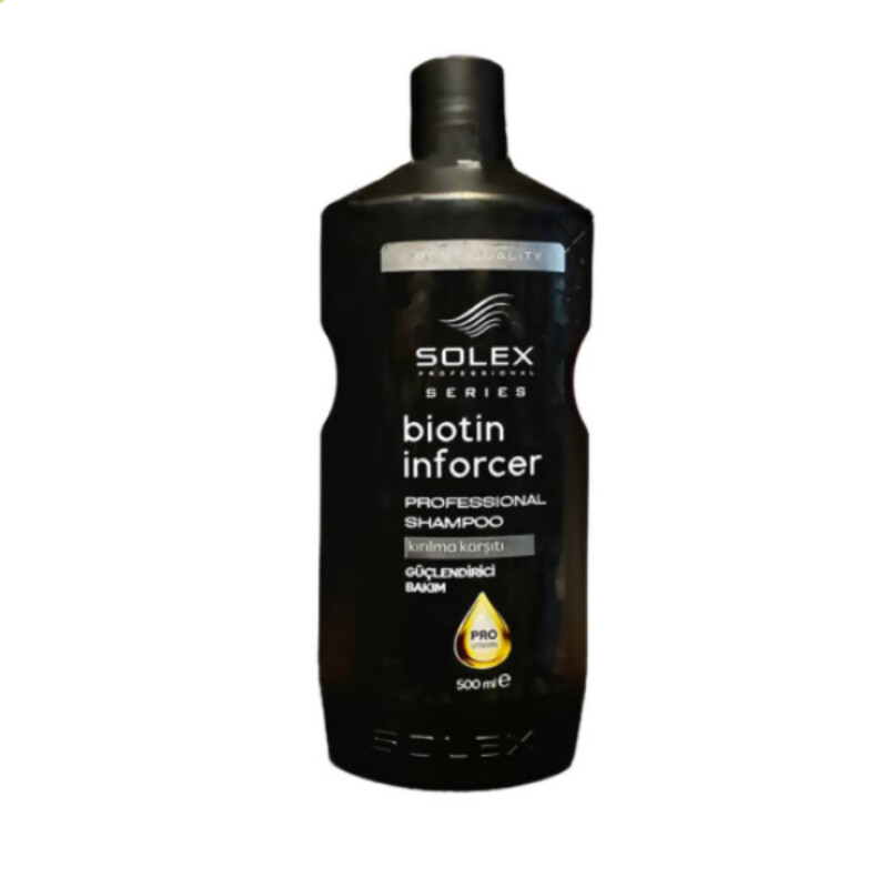 شامپو تقویت‌کننده سولکس مدل Biotin Inforcer حجم 500 میل