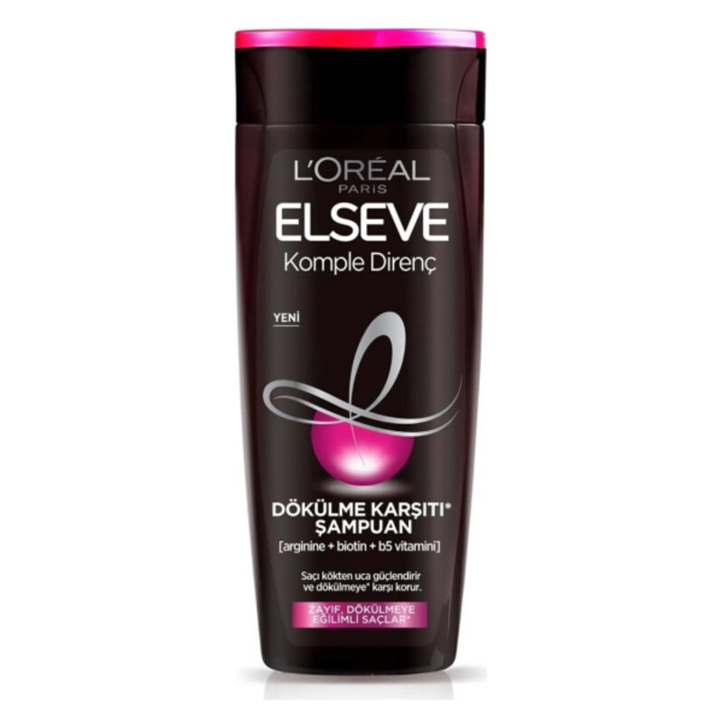 شامپو ضد ریزش لورآل مدل Komple Direnç Dökülme Karşıtı حجم 390 میل