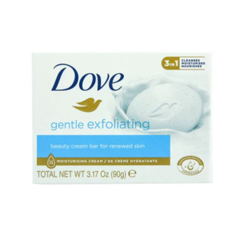 صابون لایه بردار ملایم داو مدل Gentle Exfoliating وزن ۹۰ گرم