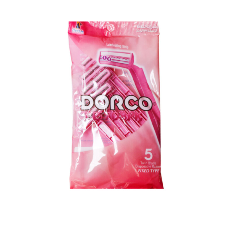 خودتراش دو لبه زنانه دورکو بسته 5 عددی