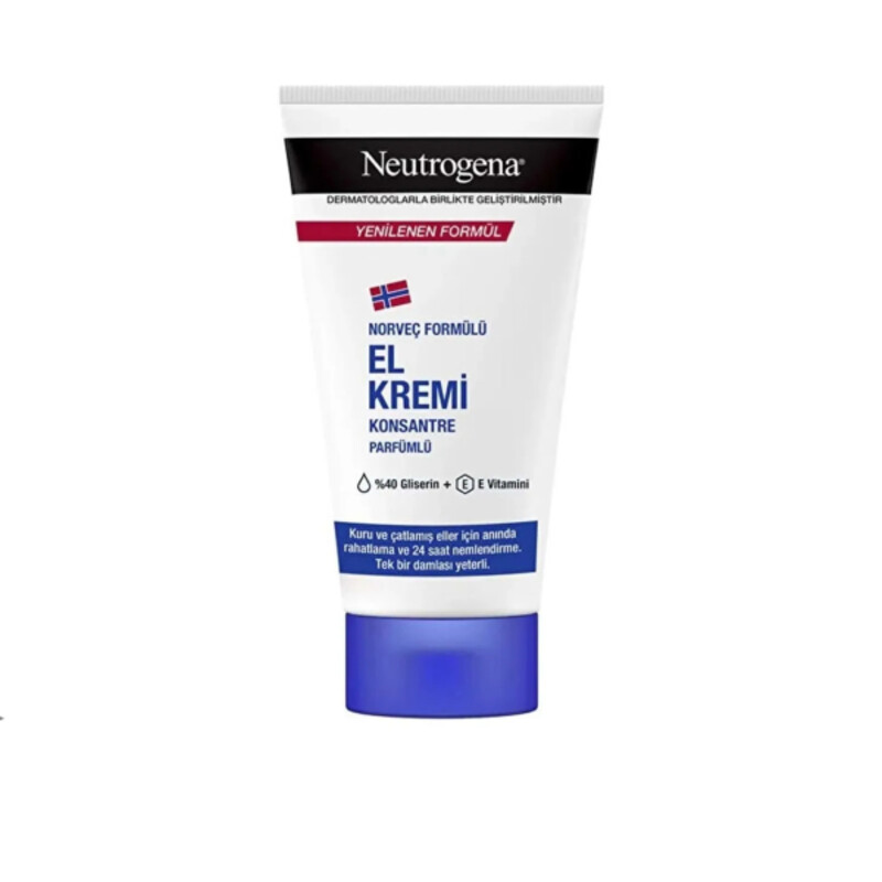 کرم دست مرطوب کننده مناسب انواع پوست نوتروژینا حجم 50 میل