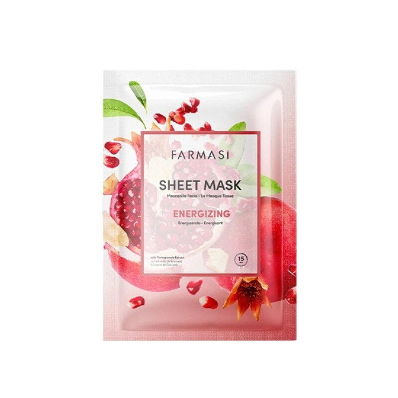 ماسک  ورقه اي انرژی بخش  فارماسی حاوی عصاره انار مدل Energizing