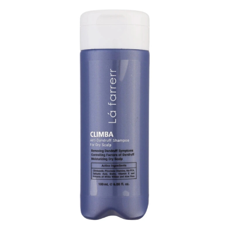 شامپو ضد شوره مناسب موی خشک و زبر لافارر مدل Climba حجم ۱۸۰ میل
