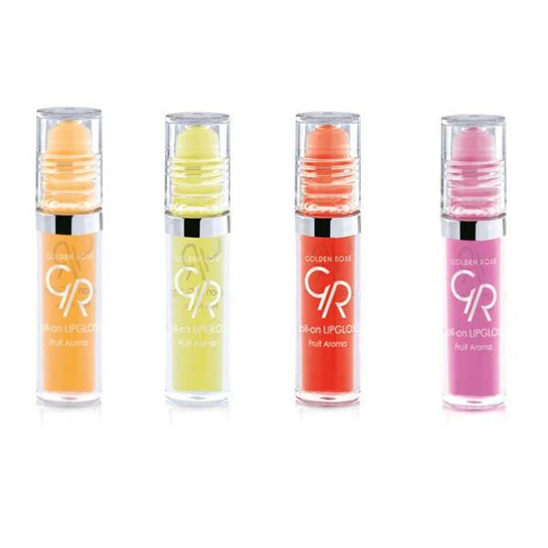 برق لب میوه ای براق کننده گلدن رز مدل Roll On حجم ۳.۴ میل