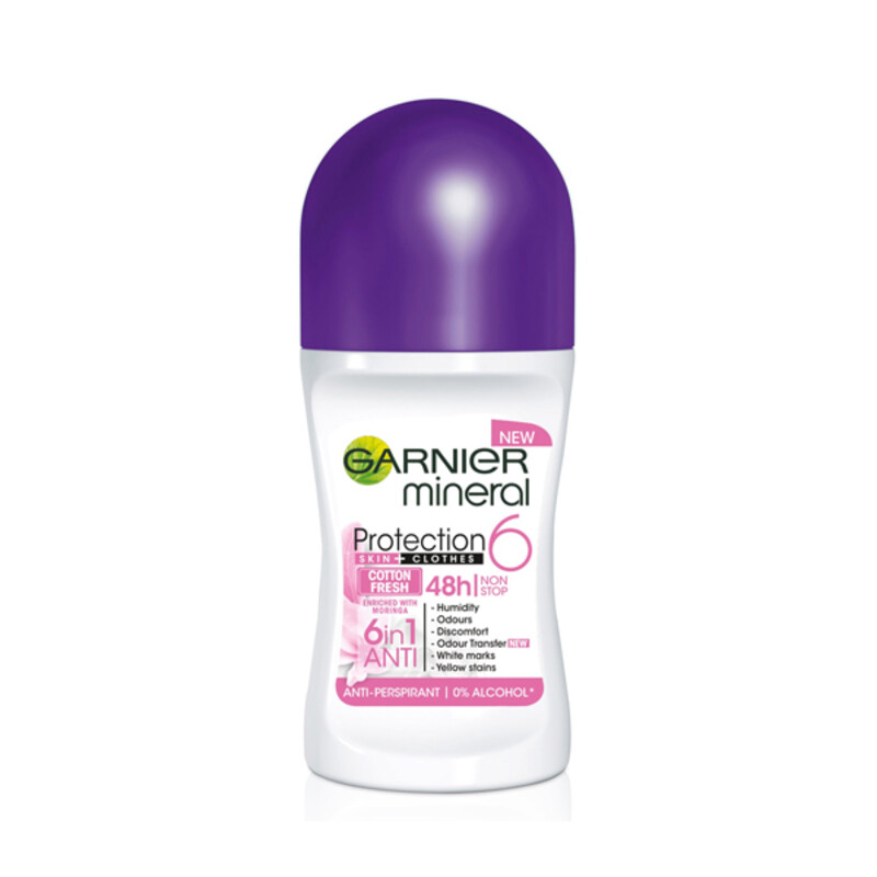 رول ضد تعریق زنانه ۴۸ ساعته گارنیه مدل Cotton Fresh حجم ۵۰ میل