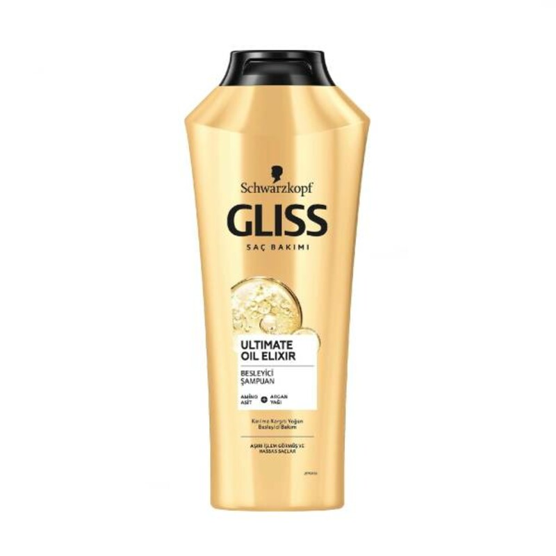 شامپو ترمیم‌کننده مناسب موهای آسیب‌دیده گلیس مدل Ultimate Oil Elixir حجم 500 میل