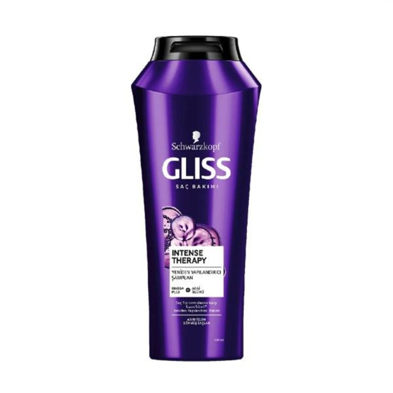 شامپو بازسازی‌کننده مناسب موهای شکننده گلیس مدل Intense Therapy حجم 500 میل