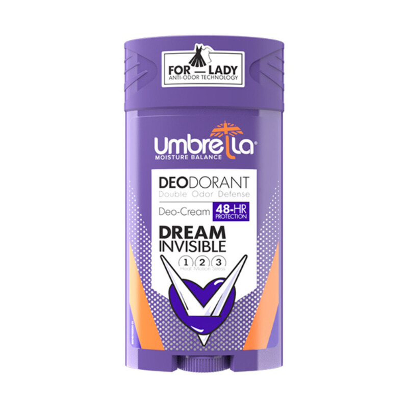 استیک ضد تعریق وضدلک زنانه 48 ساعته آمبرلا مدل Dream Invisible حجم 90 میلی لیتر