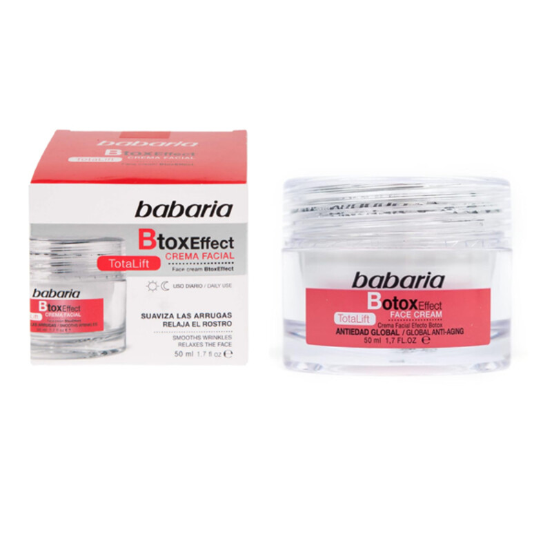 کرم ضد چروک و لیفت‌کننده مناسب انواع پوست باباریا مدل BtoxEffect حجم 50 میل