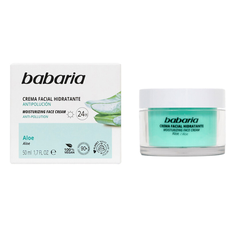 کرم آبرسان و مغذی حاوی عصاره آلوئه‌ورا باباریا مدل Hydratante حجم 50 میل