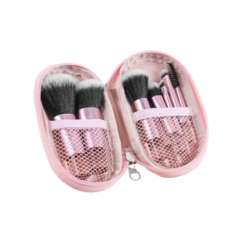 ست براش 10 تیکه و کیف‌دار مناسب سفر مدل TravelBrush Kit تعداد 10 عدد