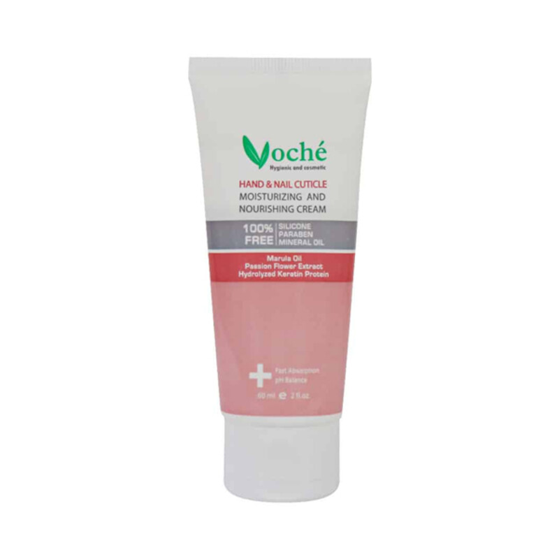 کرم مرطوب‌کننده و مغذی دست و کوتیکول ناخن تقویت‌کننده پوست و ناخن وچه حجم 60 میل