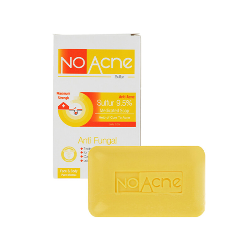 صابون گوگرد ضد قارچ و ضد آکنه نوآکنه مدل Anti Fungal حجم 100 گرم