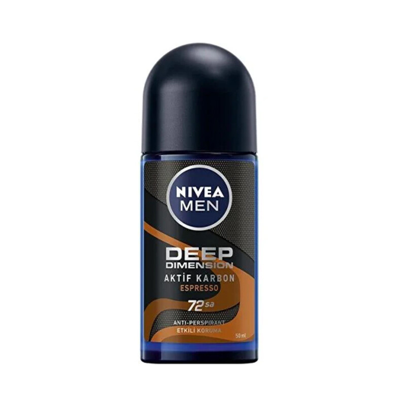 رول ضد تعریق مردانه 72 ساعته نیوآ مدل Deep Black Carbon Espresso حجم 50 میل