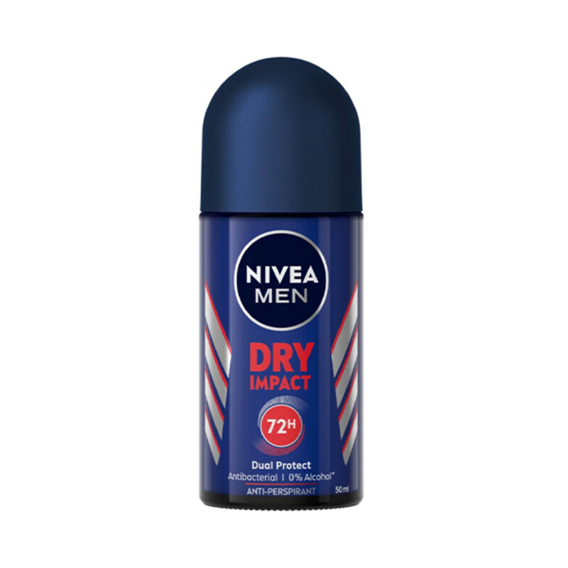 رول ضد تعریق مردانه 72 ساعته نیوآ مدل Dry Impact حجم 50 میل