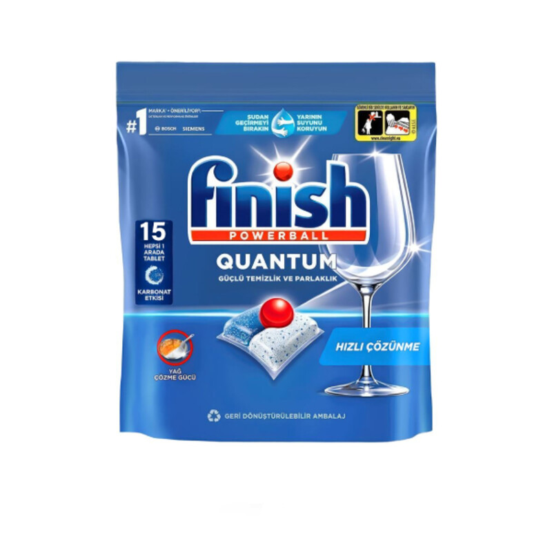 قرص ماشین ظرفشویی فینیش مدل Quantum بسته 15 عددی