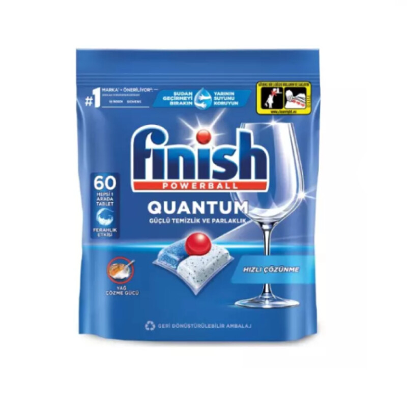قرص ماشین ظرفشویی فینیش مدل Quantum بسته ۶۰ عددی