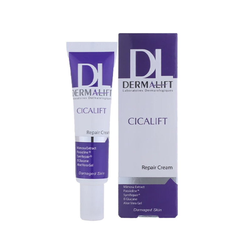 کرم ترمیم‌کننده زخم و جراحت درمالیفت مدل Cicalift حجم 30 میل