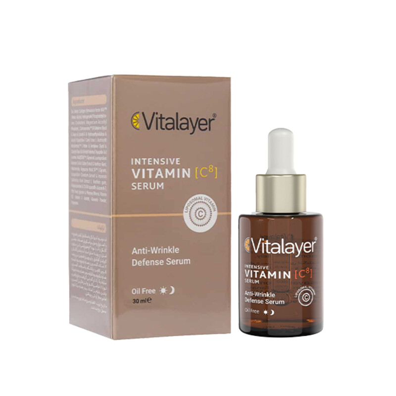سرم روشن کننده و جوانساز ویتالیر مدل Vitamin C حجم 30 میل
