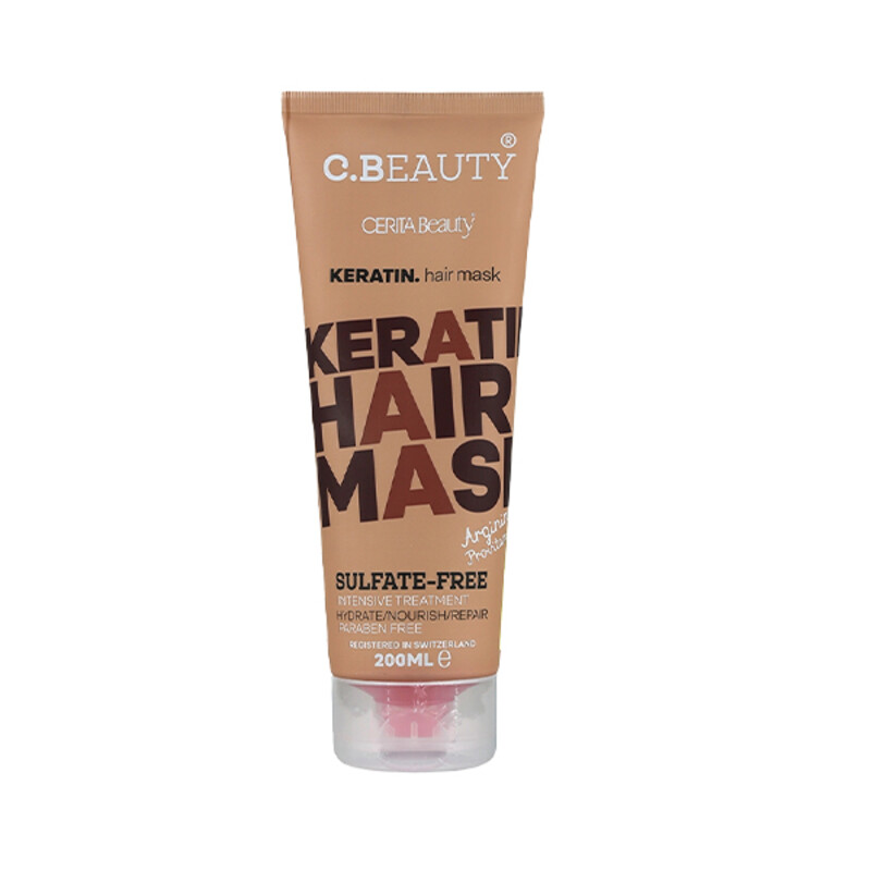 ماسک مو مرطوب کننده و تقویت کننده مناسب موهای کراتینه سریتا مدل Keratin حجم 200 میل