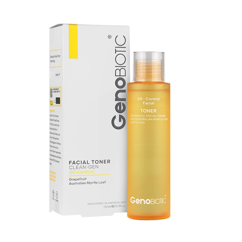 تونر تنظیم‌کننده چربی و براقیت مناسب پوست چرب ژنو بایوتیک مدل Oil Control حجم 150 میل