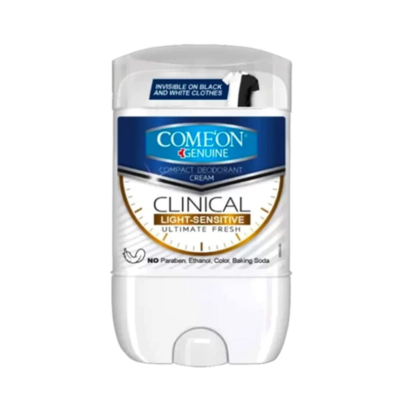 استیک ضد تعریق مردانه ضد لک و حساسیت کامان مخصوص پوست‌های حساس مدل Clinical Light Sensitive حجم 45 میل