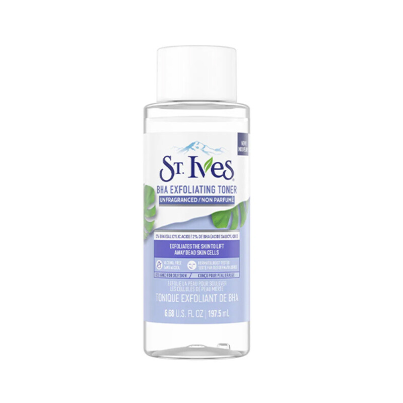 تونر لایه‌بردار ملایم سینت ایوز فاقد عطر مخصوص پوست‌های حساس حاوی AHA مدل Exfoliating Unfragranced حجم 197.5 میل