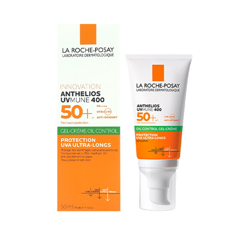 ضد آفتاب کنترل‌کننده چربی و مات‌کننده لاروش پوزای مخصوص پوست‌های چرب و حساس مدل Anthelios UVMune 400 حجم 50 میل