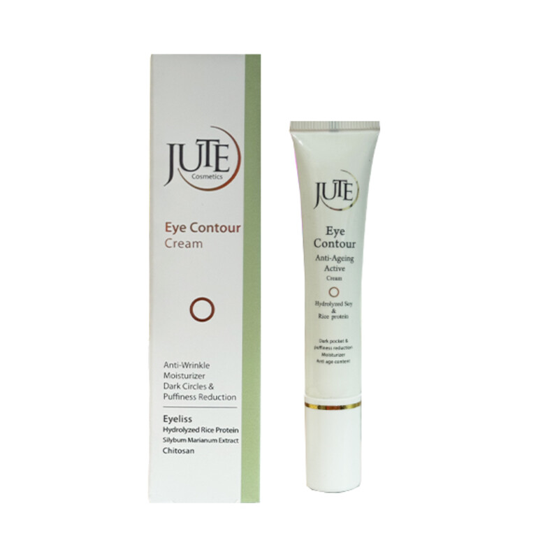 کرم دور چشم ضد چروک و پف ژوت حاوی عصاره چای سبز و کافئین مدل Eye Contour حجم 15 میل