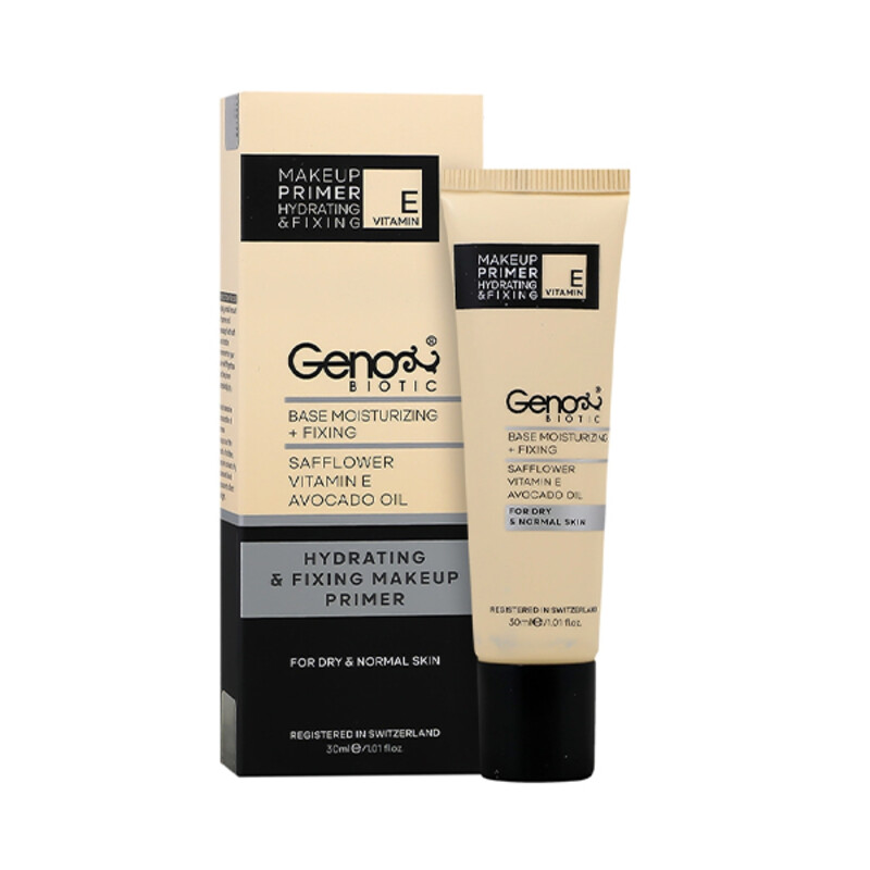 پرایمر آبرسان و افزایش دهنده ماندگاری آرایش ژنوبایوتیک مناسب پوست خشک و نرمال حجم 30 میل