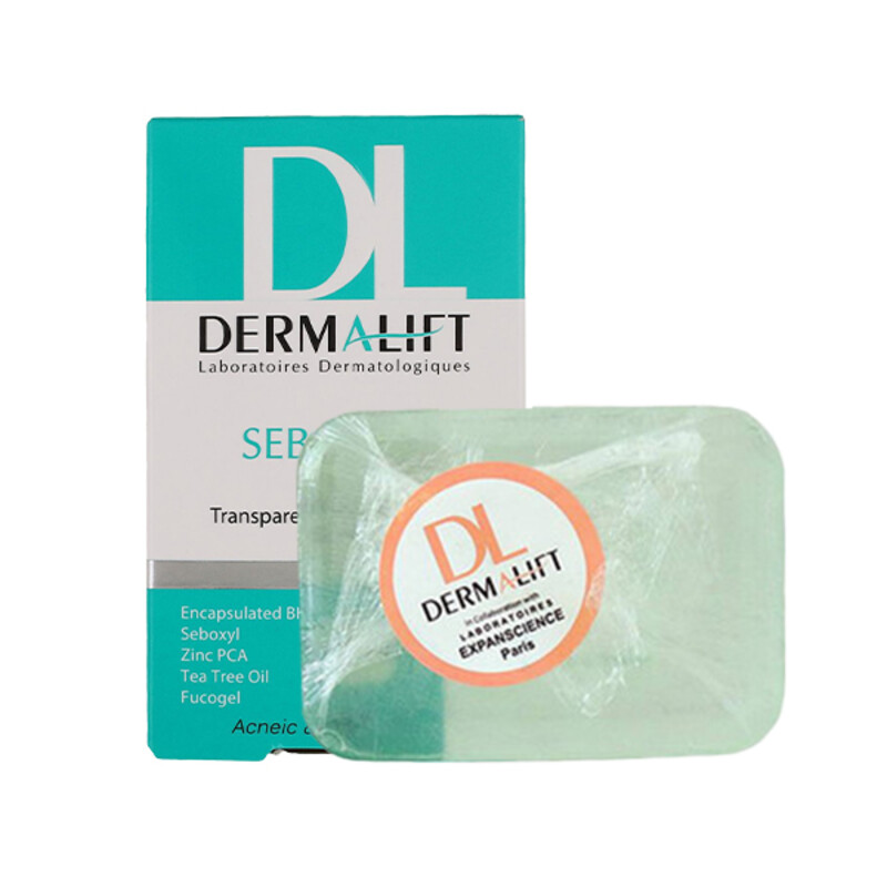 شوینده غیر صابونی (پن) کنترل‌کننده چربی درمالیفت مخصوص پوست‌های چرب و جوشدار مدل Sebolift وزن 100 گرم