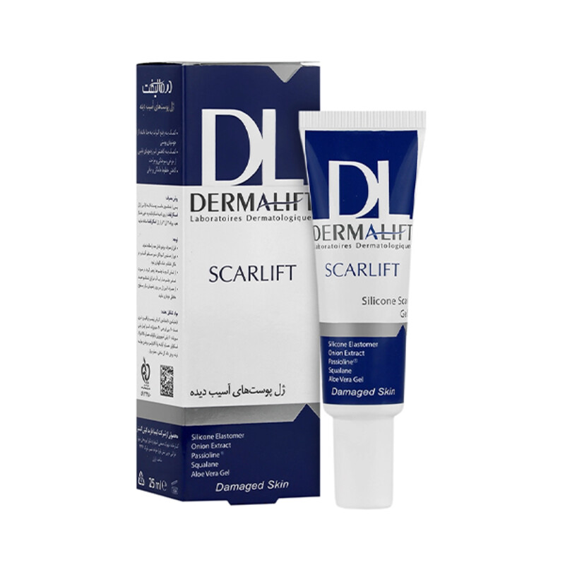 ژل ترمیم‌کننده جای زخم و اسکار درمالیفت مناسب انواع پوست مدل ScarLift حجم 25 میل