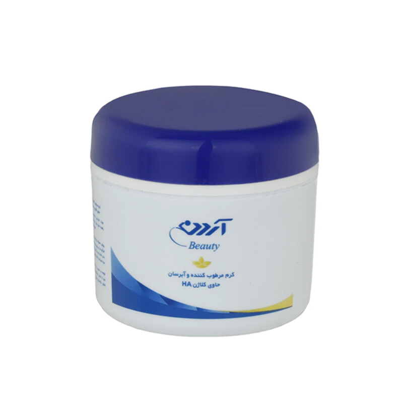 کرم مرطوب کننده و آبرسان کلاژن و هیالورونیک اسید آردن حاوی کلاژن و HA حجم ۱۵۰ گرم