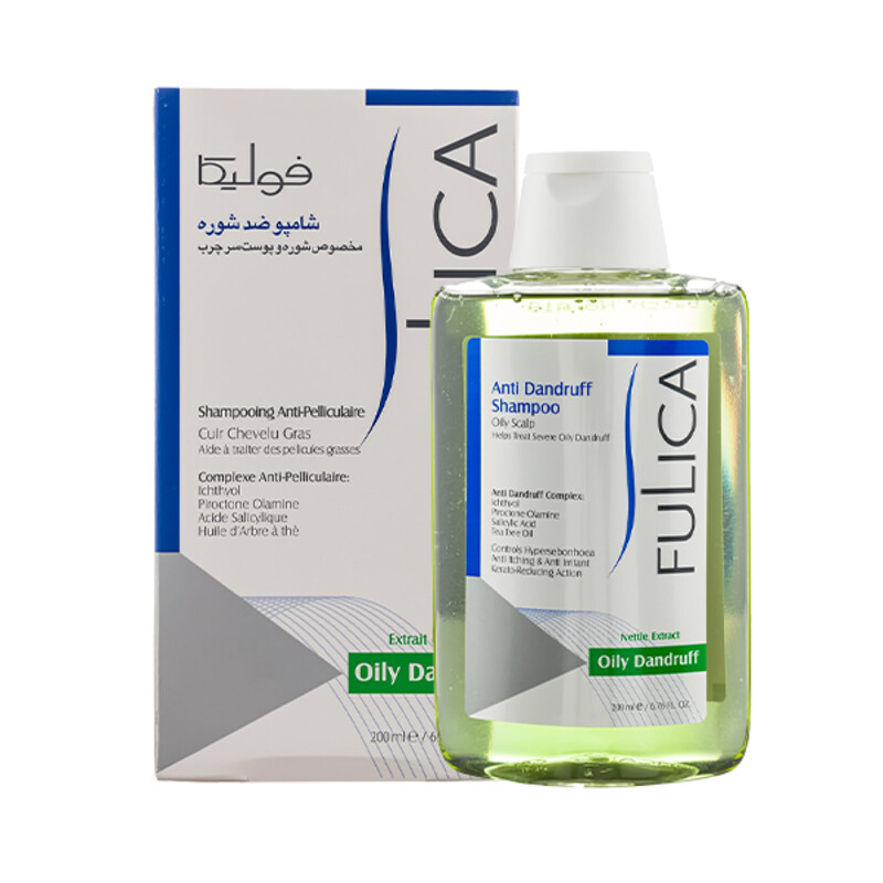 شامپو ضدشوره فولیکا مخصوص پوست سر چرب وزن 200 گرم