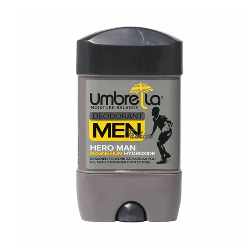استیک ضد تعریق ۷۲ ساعته فاقد آلومینیوم آمبرلا مدل Hero Man ضد لک حجم ۷۵ میل