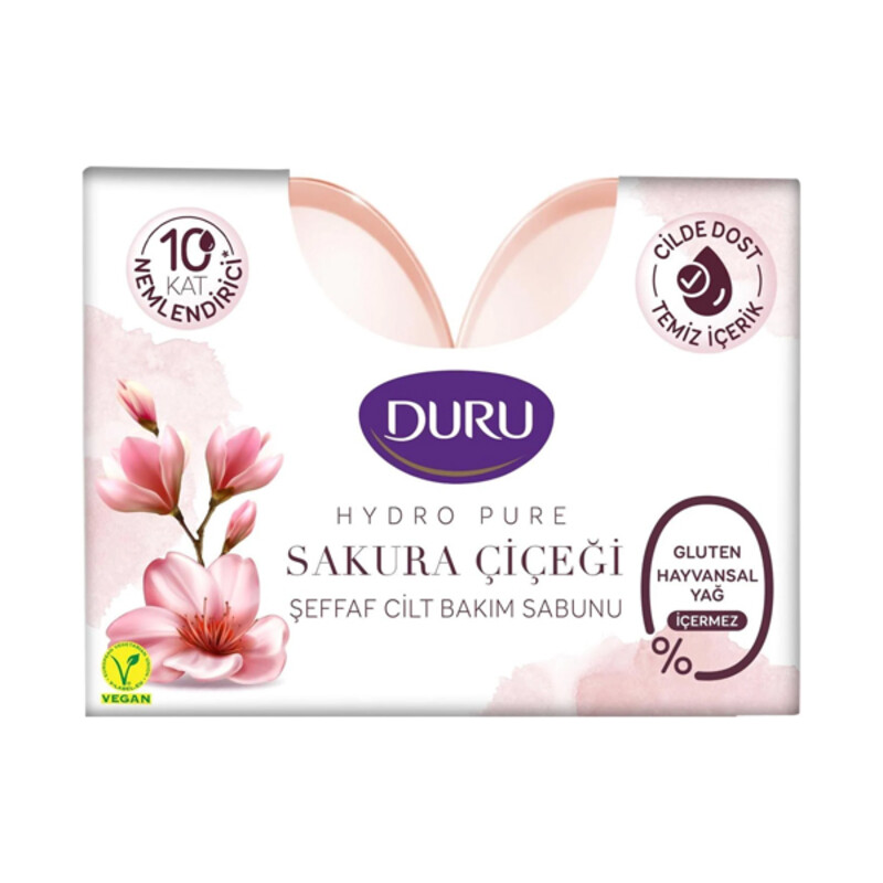 صابون نرم کننده دورو حاوی مرطوب کننده با رایحه شکوفه‌های گیلاس بسته ۲ عددی وزن ۲۷۰ گرم