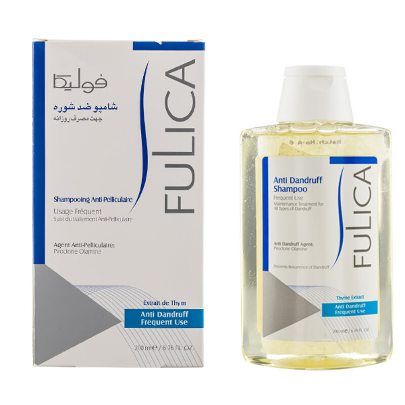 شامپو ضد شوره فولیکا مخصوص مصرف روزانه حاوی ترکیبات ضد قارچ حجم ۲۰۰ میل